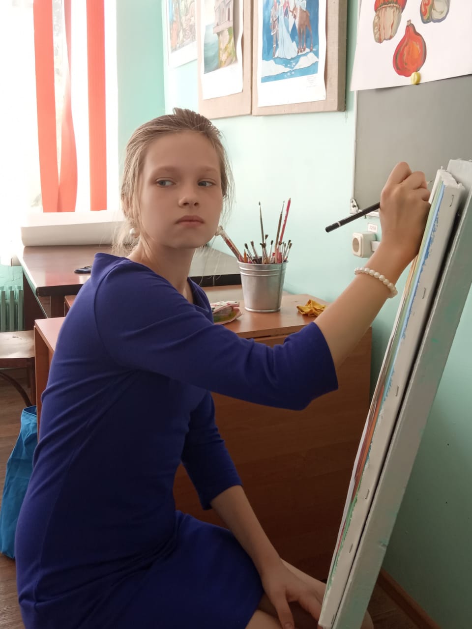 Картину новороссийской художницы покажут в Москве