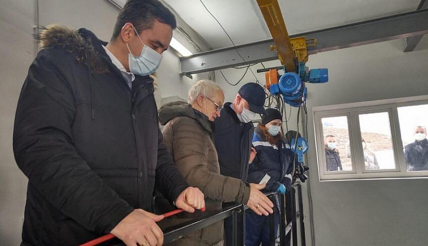 В Новороссийске открыли после реконструкции водонасосную станцию на Вербовой балке