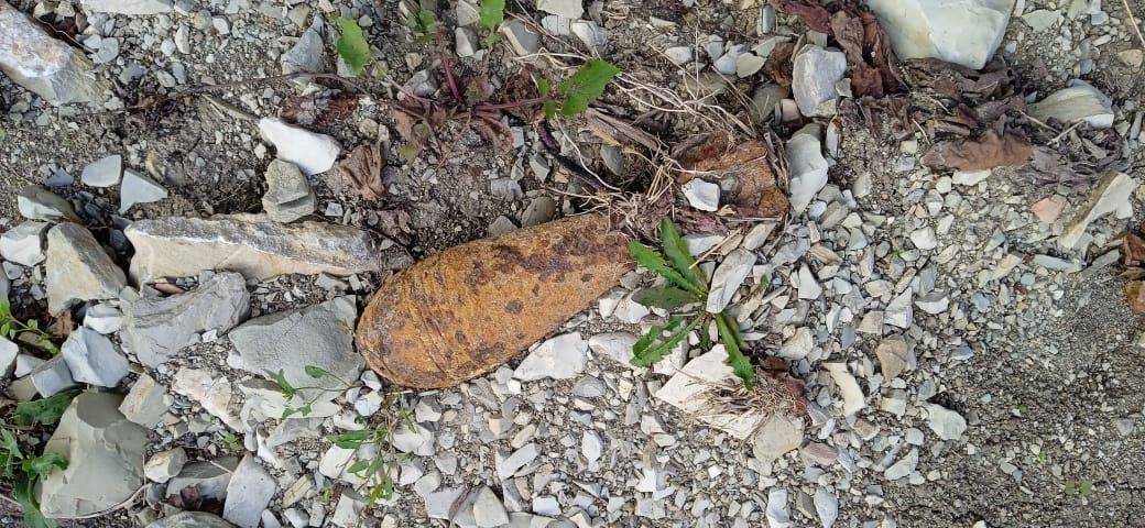 На виноградниках Новороссийска найден минометный снаряд