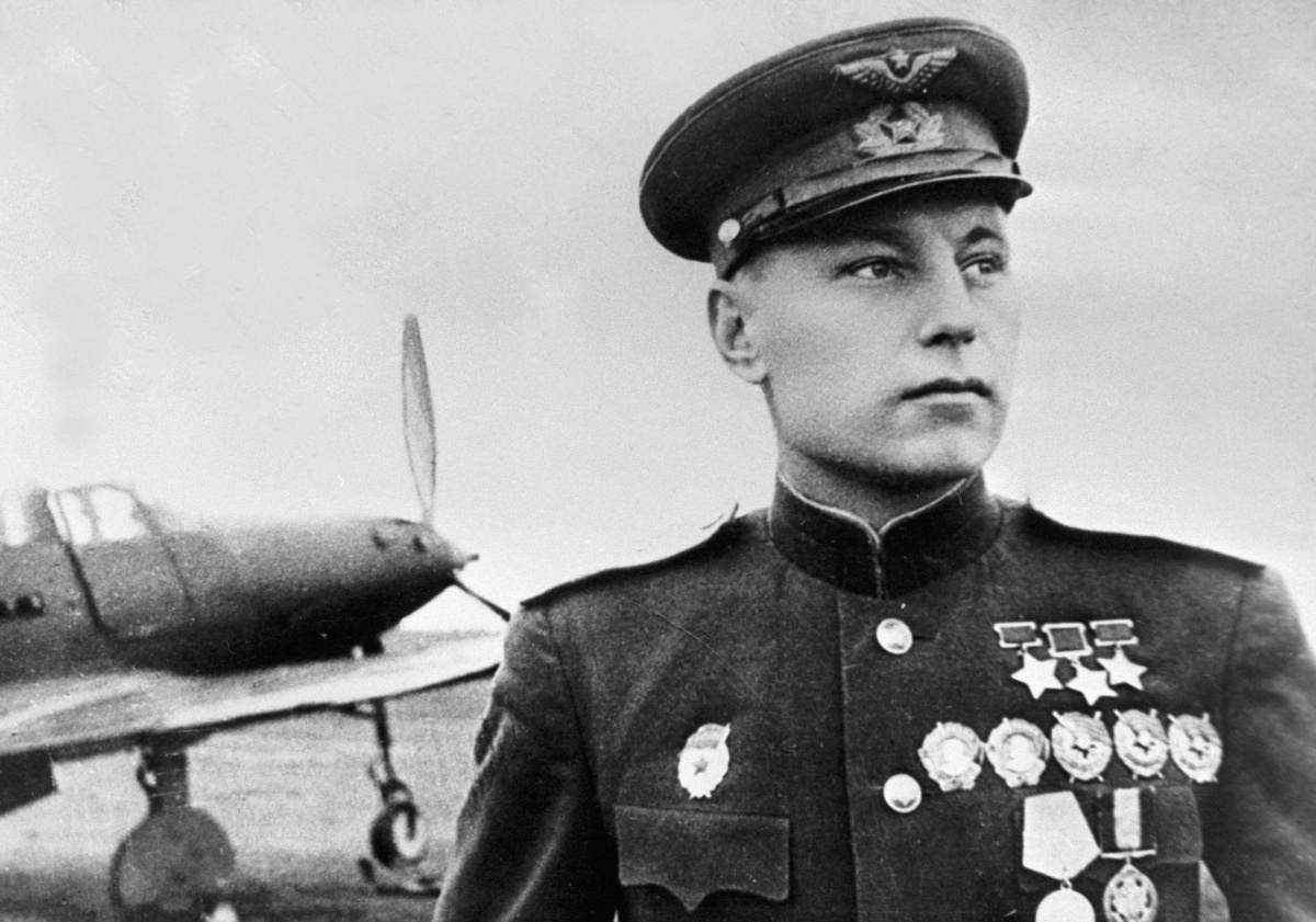 Советский ас Александр Покрышкин — профессор военно-воздушных наук