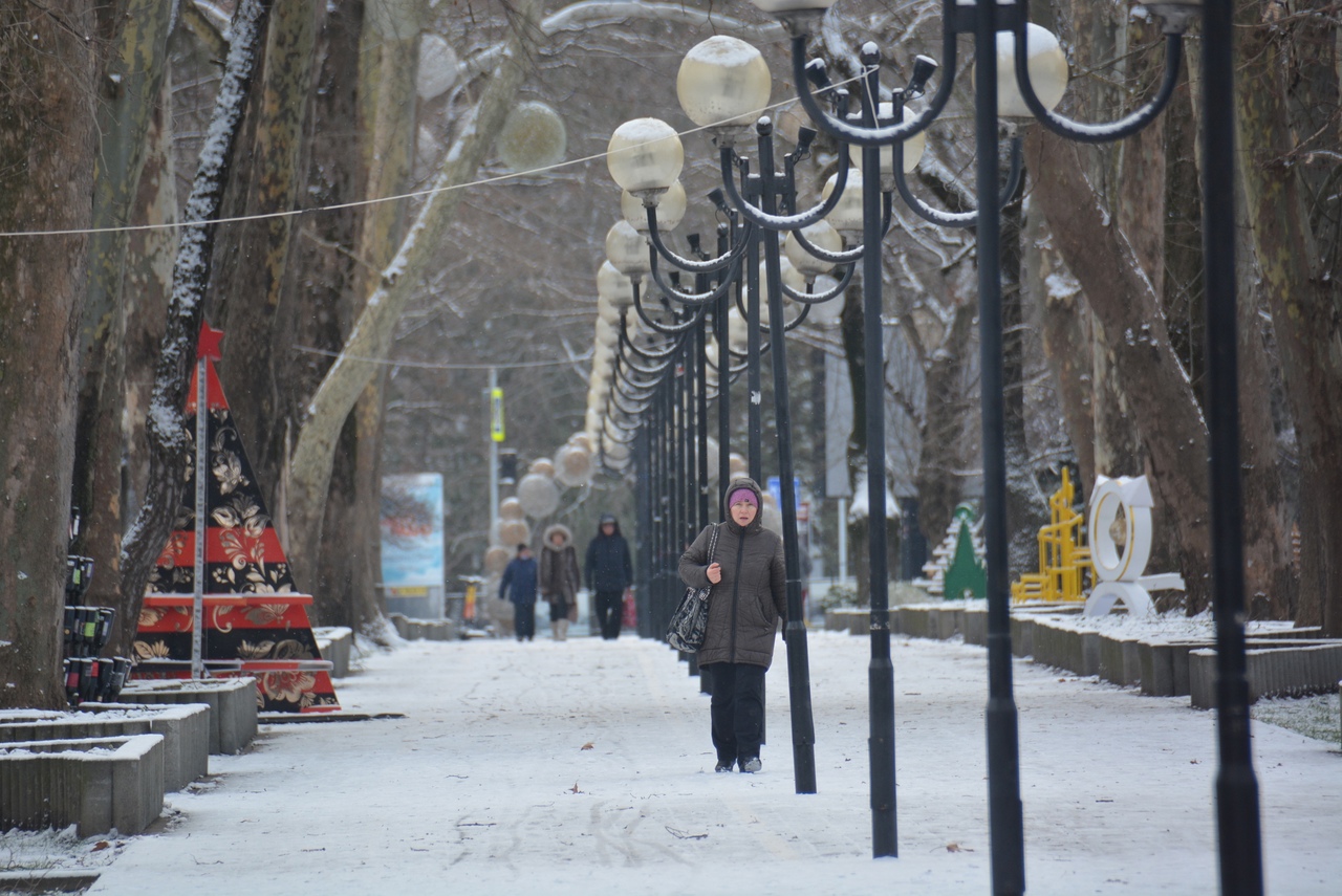 Зима в Новороссийске еще не закончилась