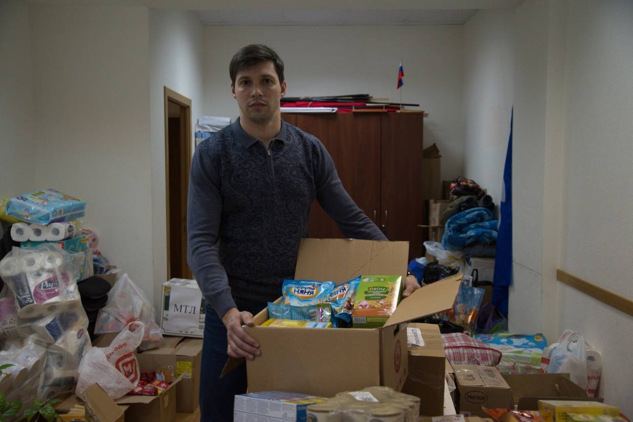 В Новороссийских пунктах продолжается  сбор гуманитарной помощи для беженцев Донбасса