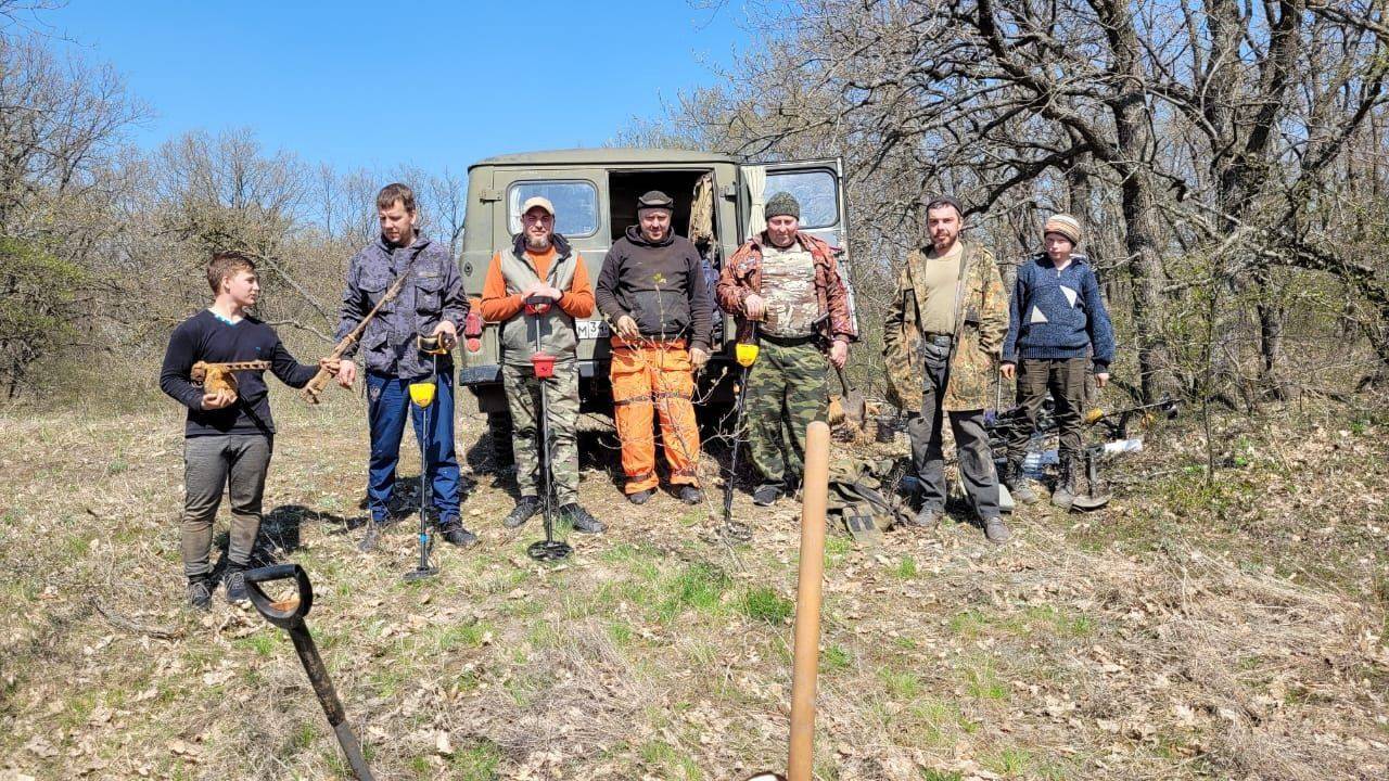 В Новороссийске нашли останки красноармейца