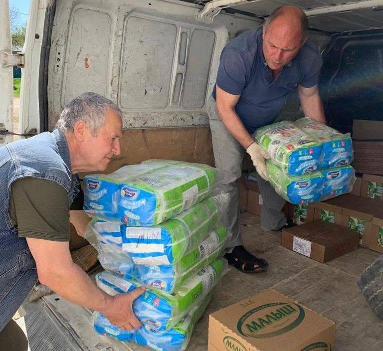 Очередная партия гуманитарной помощи из Новороссийска отправлена беженцам