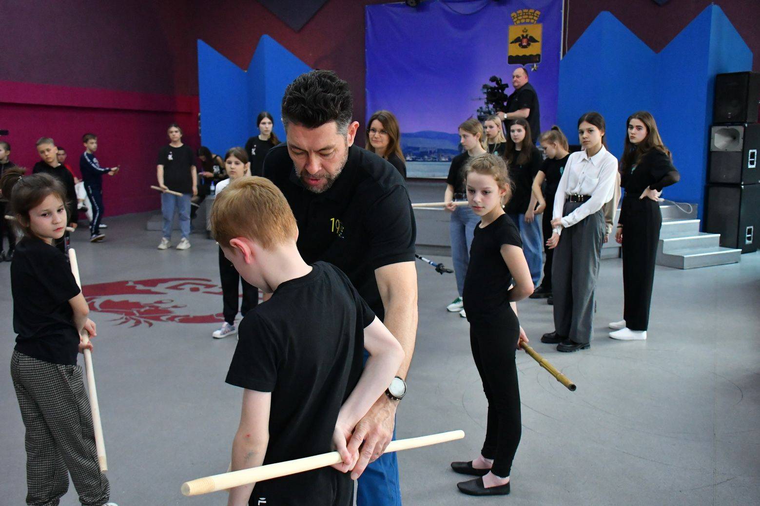 Юных актеров из Новороссийска учили драться