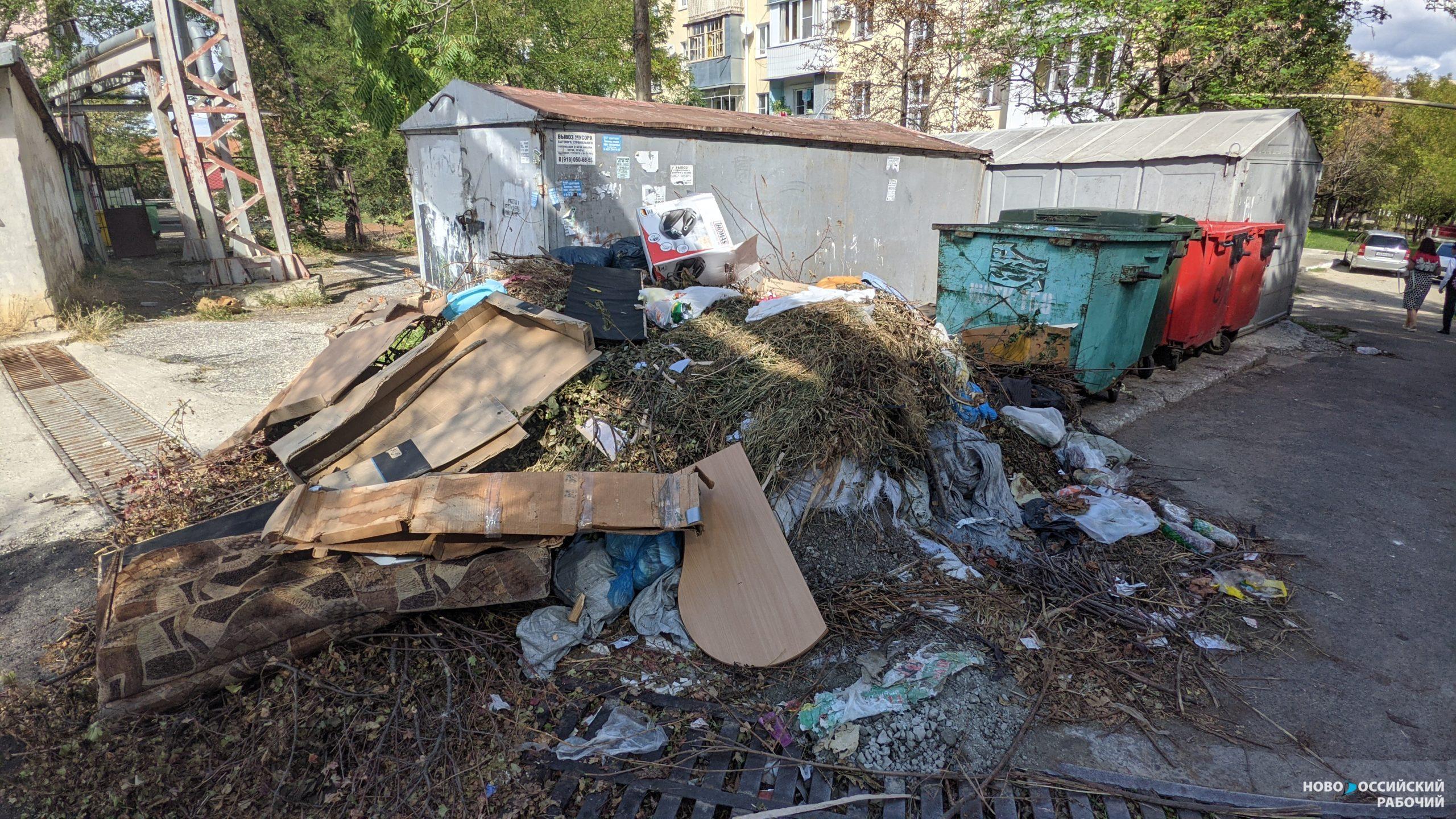 В Новороссийске жителям всё обещают убрать стихийную свалку, а она растёт и растёт