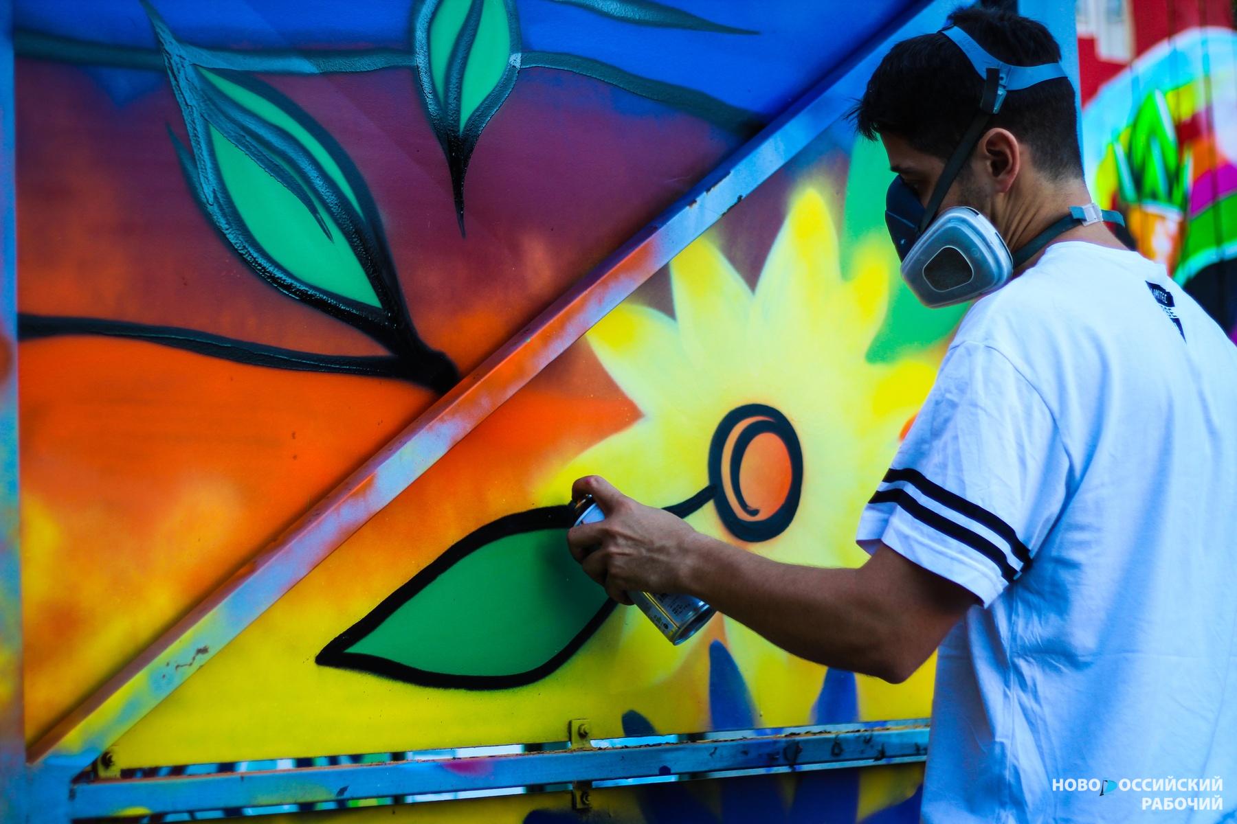 В парке Фрунзе новороссийцы смогут нарисовать граффити