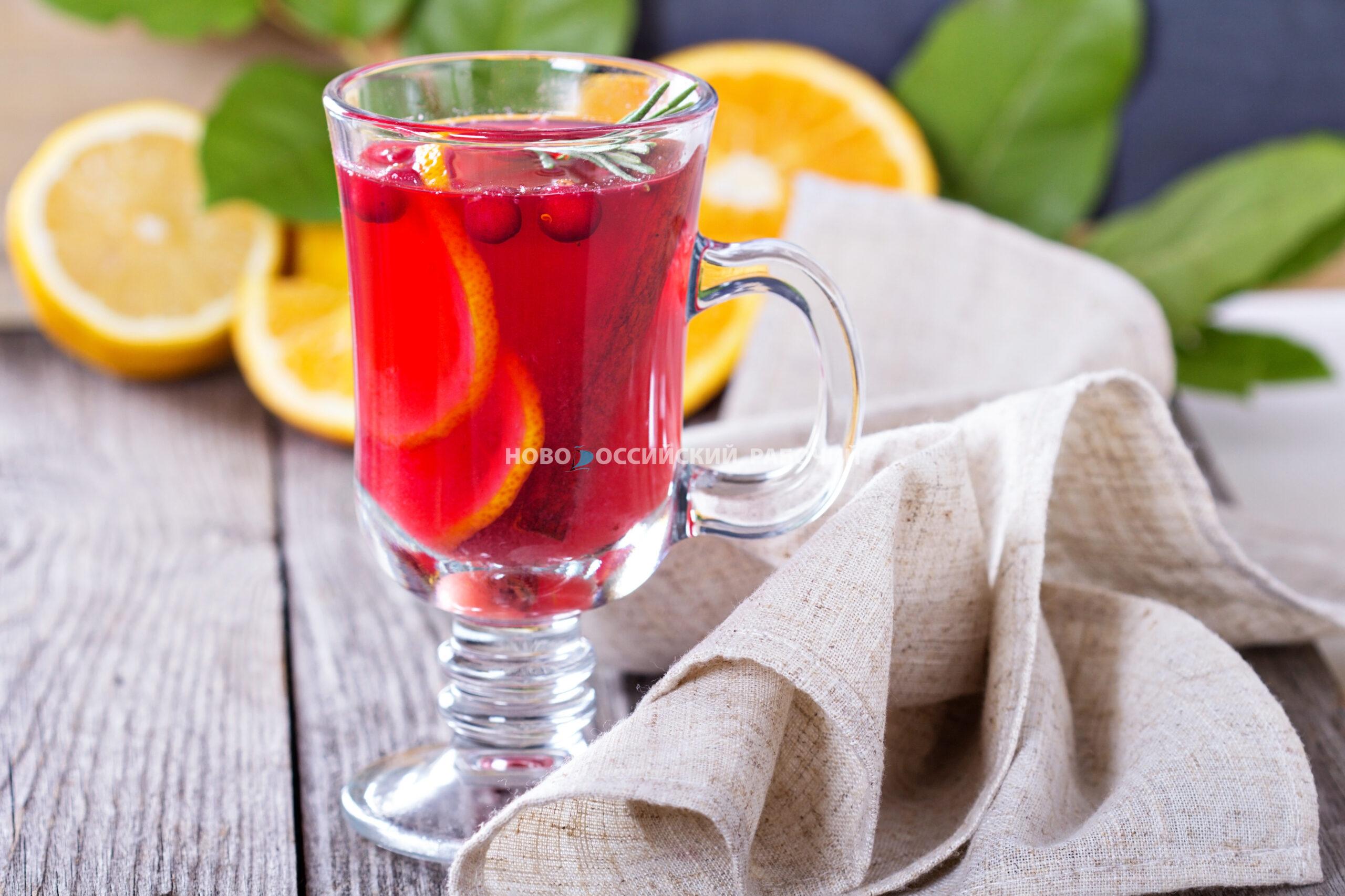Клюквенный чай с апельсинами – всё, что нужно для здоровья