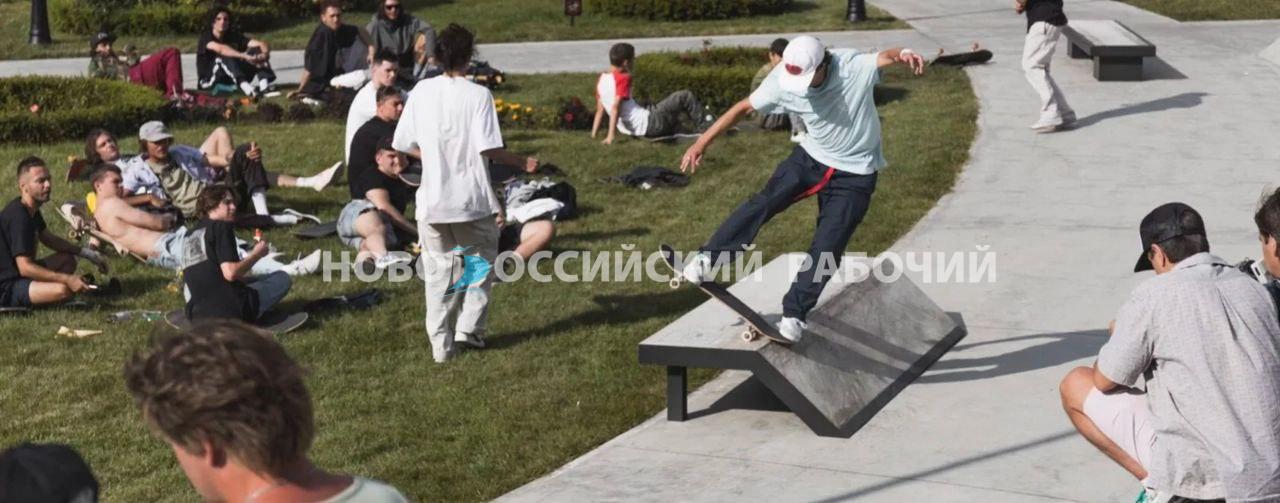 Модульный скейт-парк, как на Розе Хутор, привезли в Новороссийск