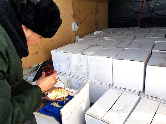 Тонну санкционных орехов изъяли на таможне Новороссийска
