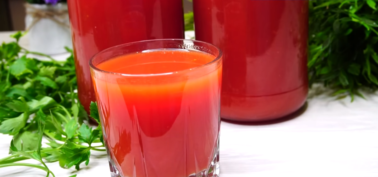 Как быстро и легко заготовить томатный сок на зиму