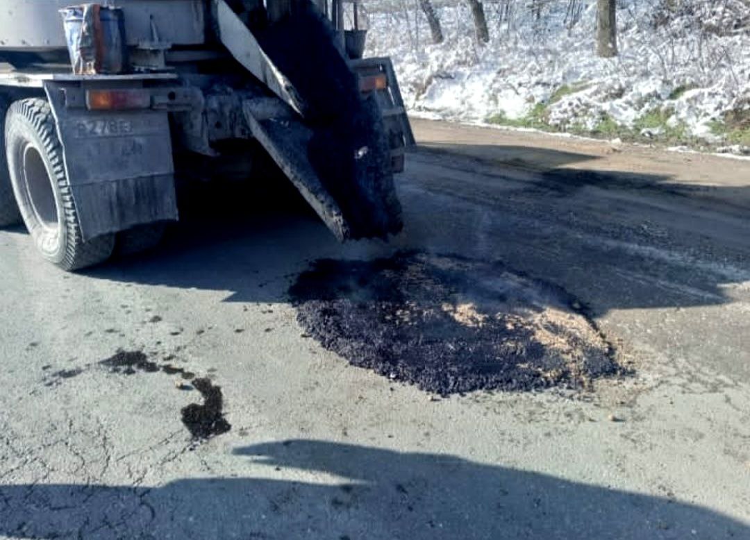 Начался ямочный ремонт дороги «Краснодар-Верхнебаканский»