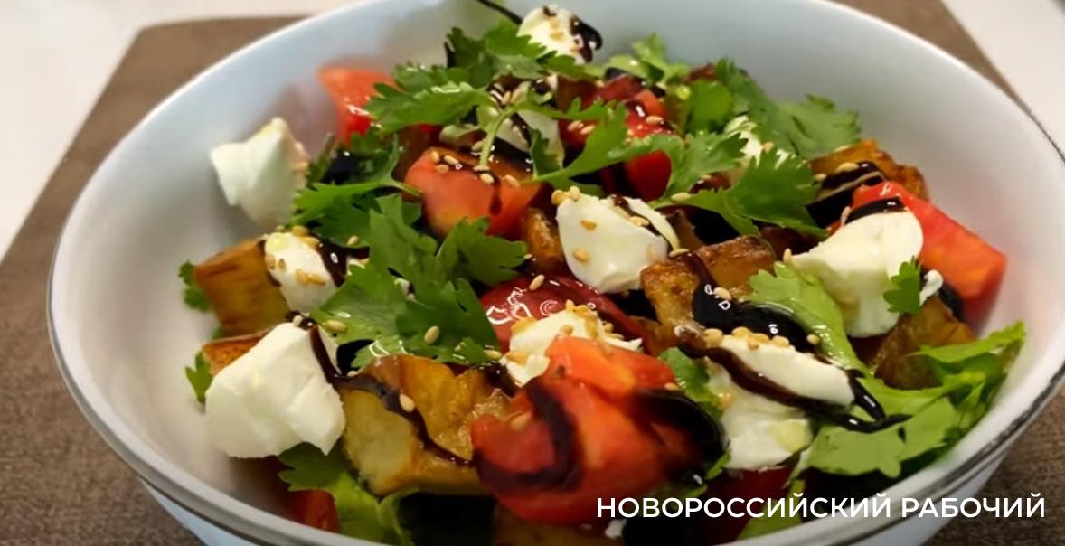 Воздушные хрустящие баклажаны делают салат потрясающе вкусным!