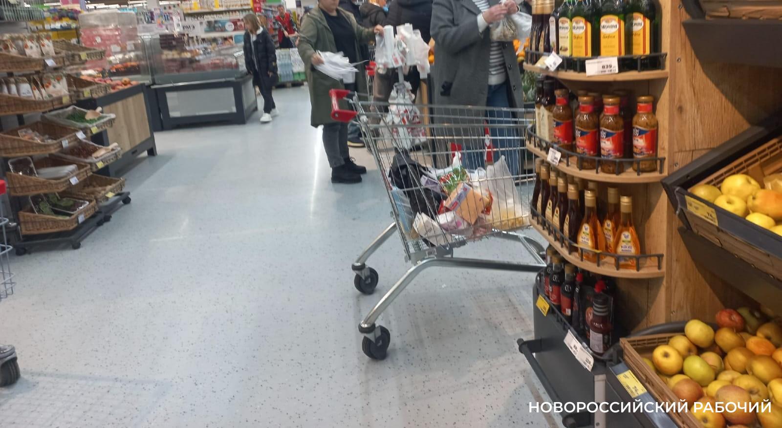 Приезжий из Сочи воровал из супермаркетов Новороссийска продукты