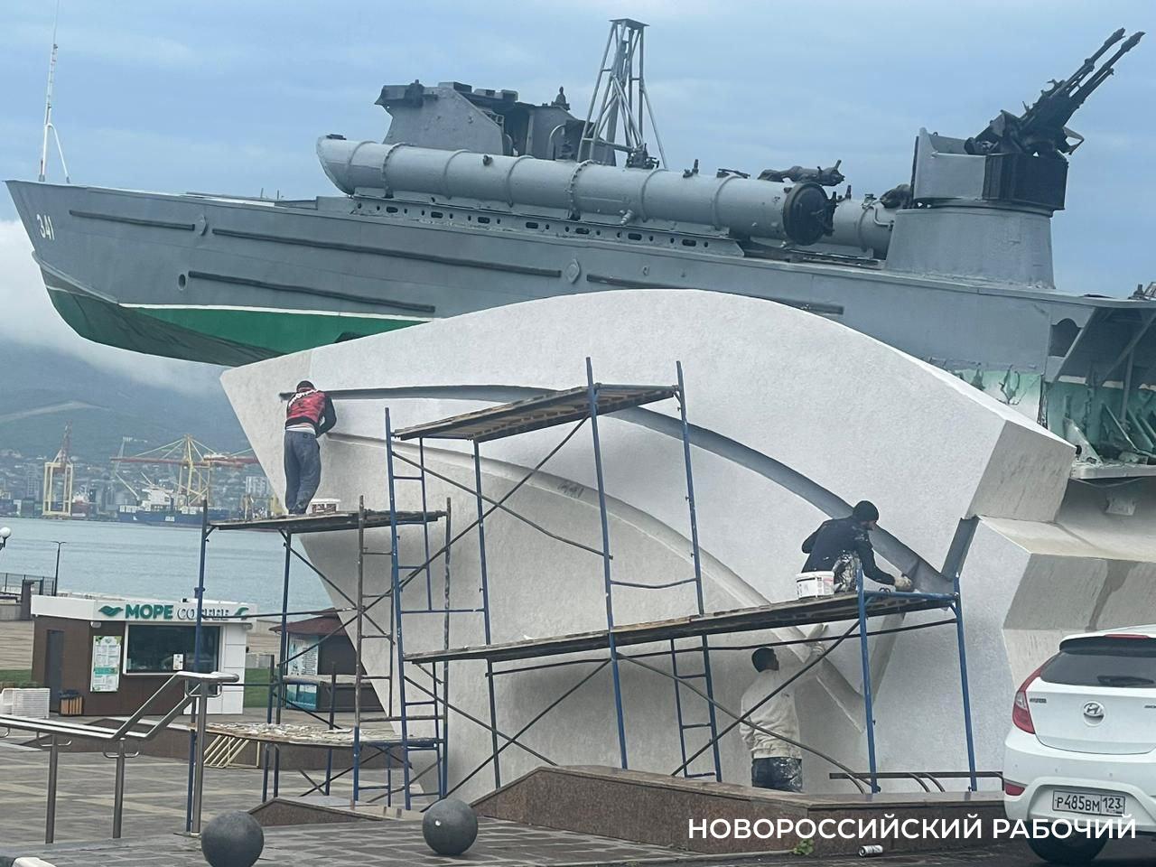 В Новороссийске до 9 мая отремонтируют памятник «Торпедный катер»