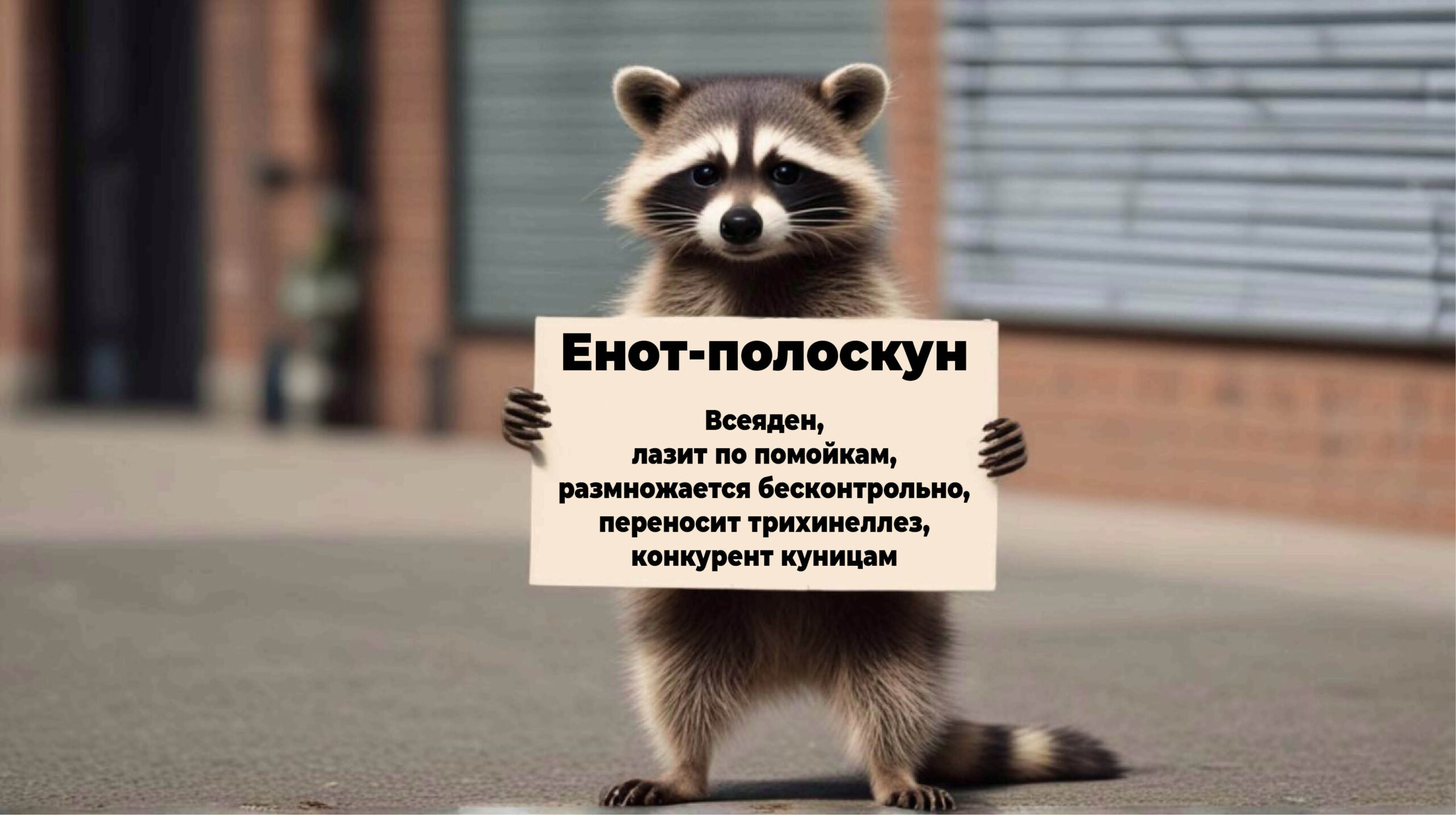 Люди против енотов. На Кубани разрешена охота без ограничений. Начинаем стрелять?