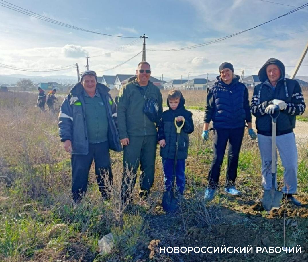 В станице под Новороссийском многодетные решили сделать цветущей дорогу в школу. Начало положено!