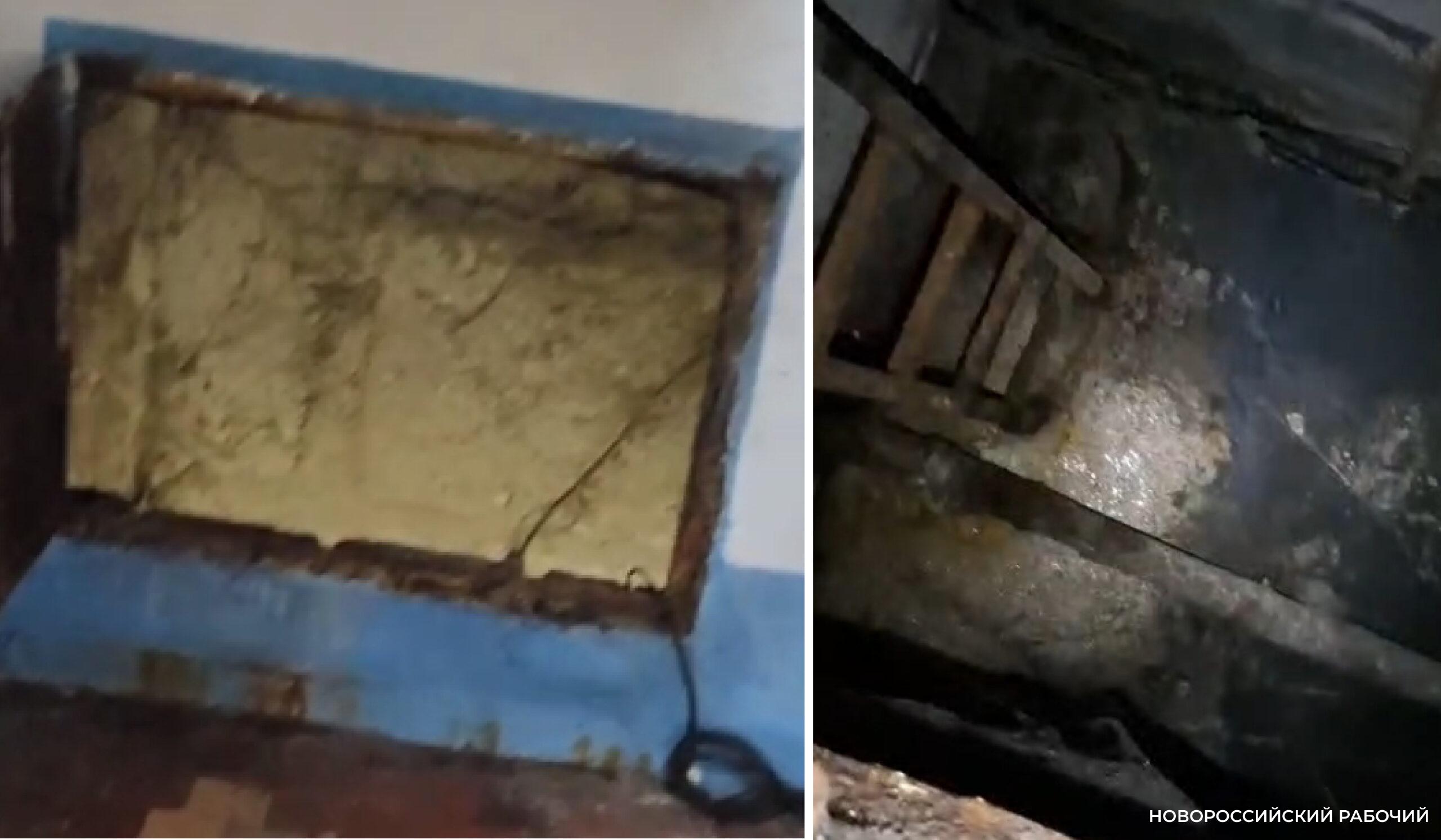 В Новороссийске подвал одной из многоэтажек заливает не шоколадом. Но цвет тот же