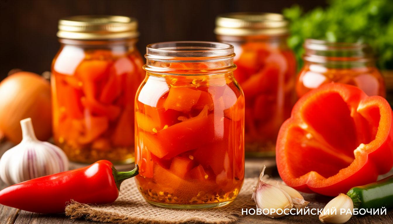 Маринованный сладкий перец в масле
