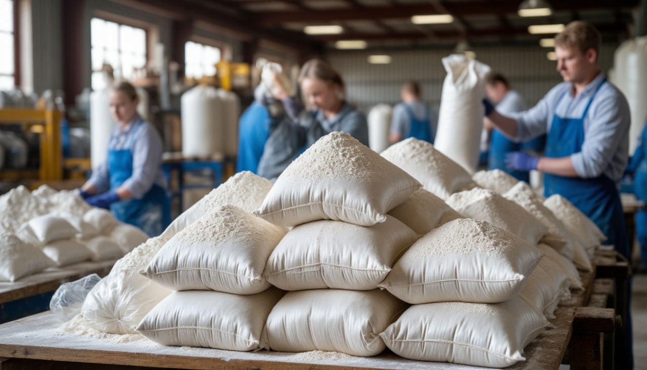 Мукомольный завод из Успенского района ускорил переработку зерна благодаря бережливым технологиям