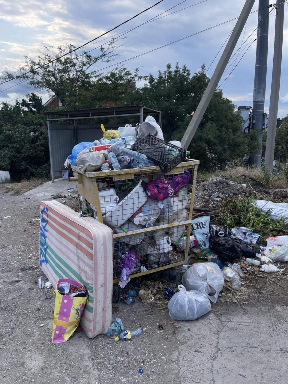 В Новороссийске жителям советуют самим искать пустые мусорные баки