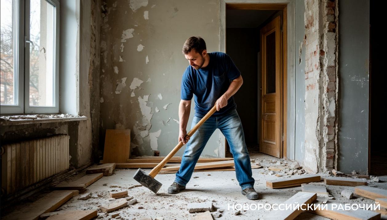 Новороссиец соорудил кладовку, едва не сломав дом