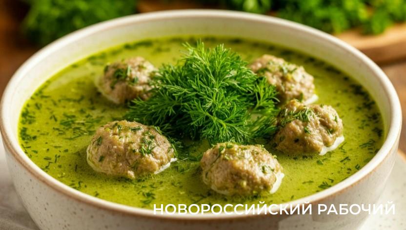 Суп с кабачками и фрикадельками