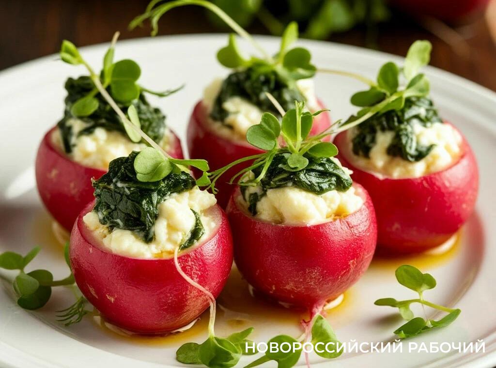 Фаршированный  редис – оригинальная закуска