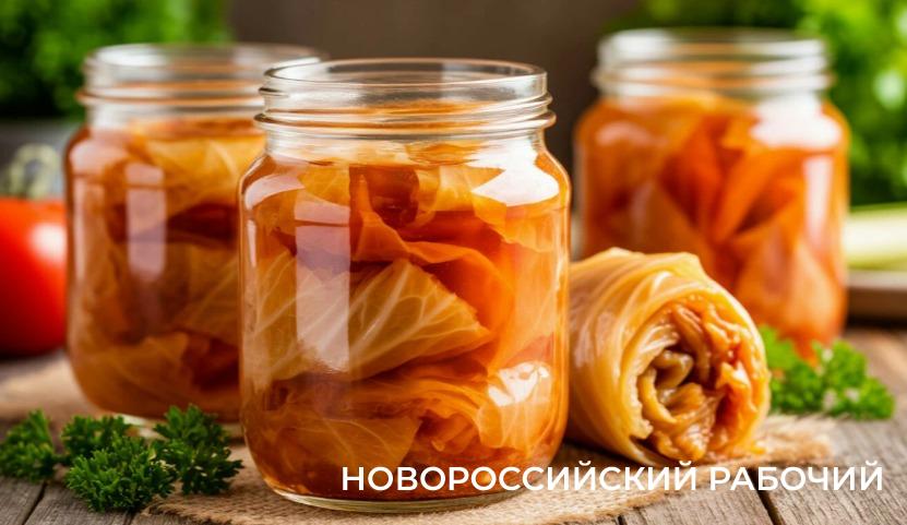 Маринованные голубцы с морковно-чесночной начинкой