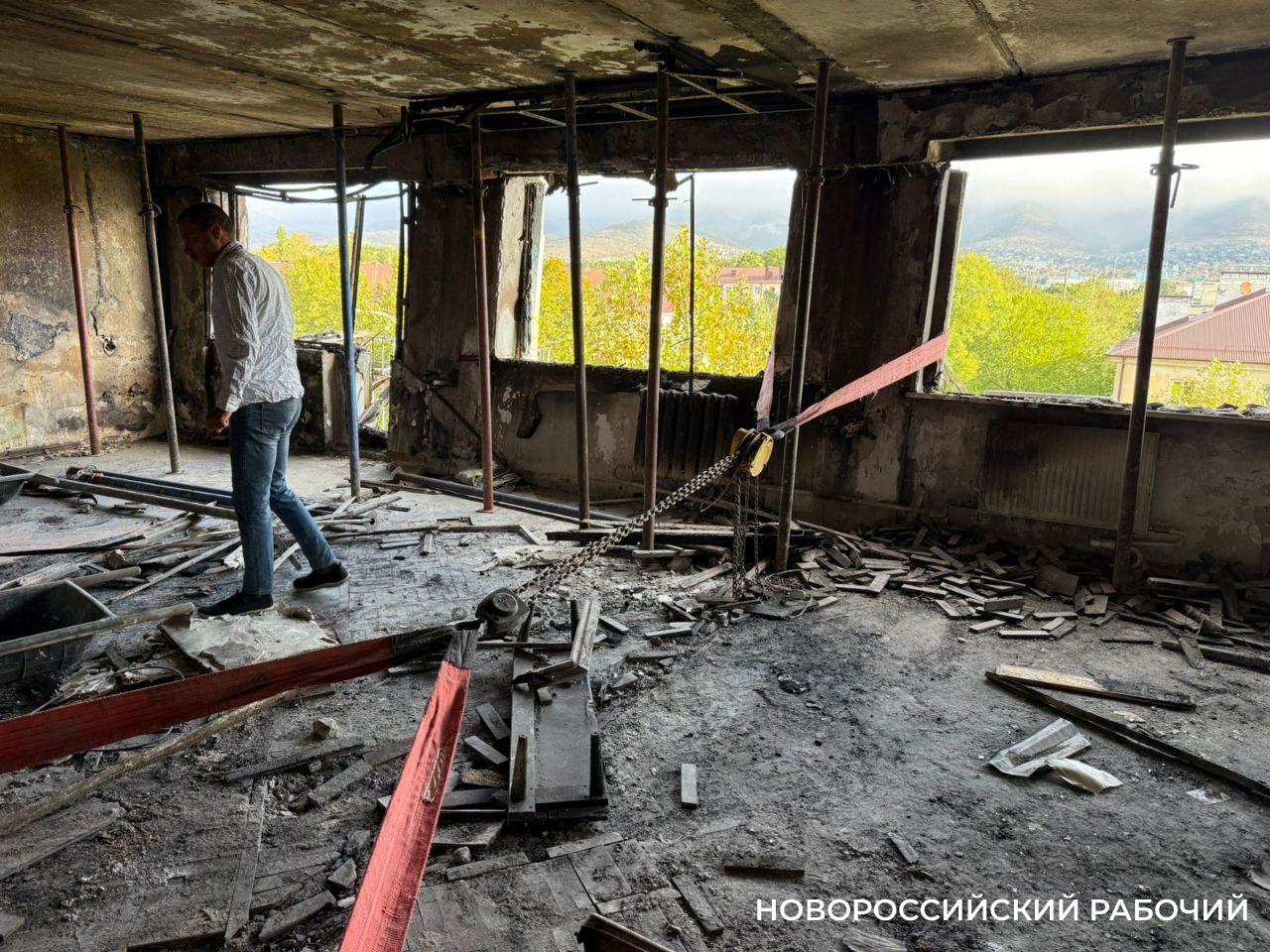 В Новороссийске усилили стены  в доме, где взорвался газ