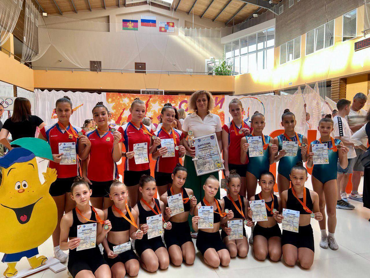 Команда юных гимнасток Новороссийска — в числе лучших в стране