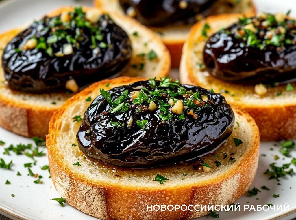 Запеченные сливы с чесноком и травами – закуска для гурманов