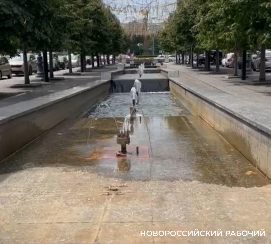 В Новороссийске началась консервация фонтанов