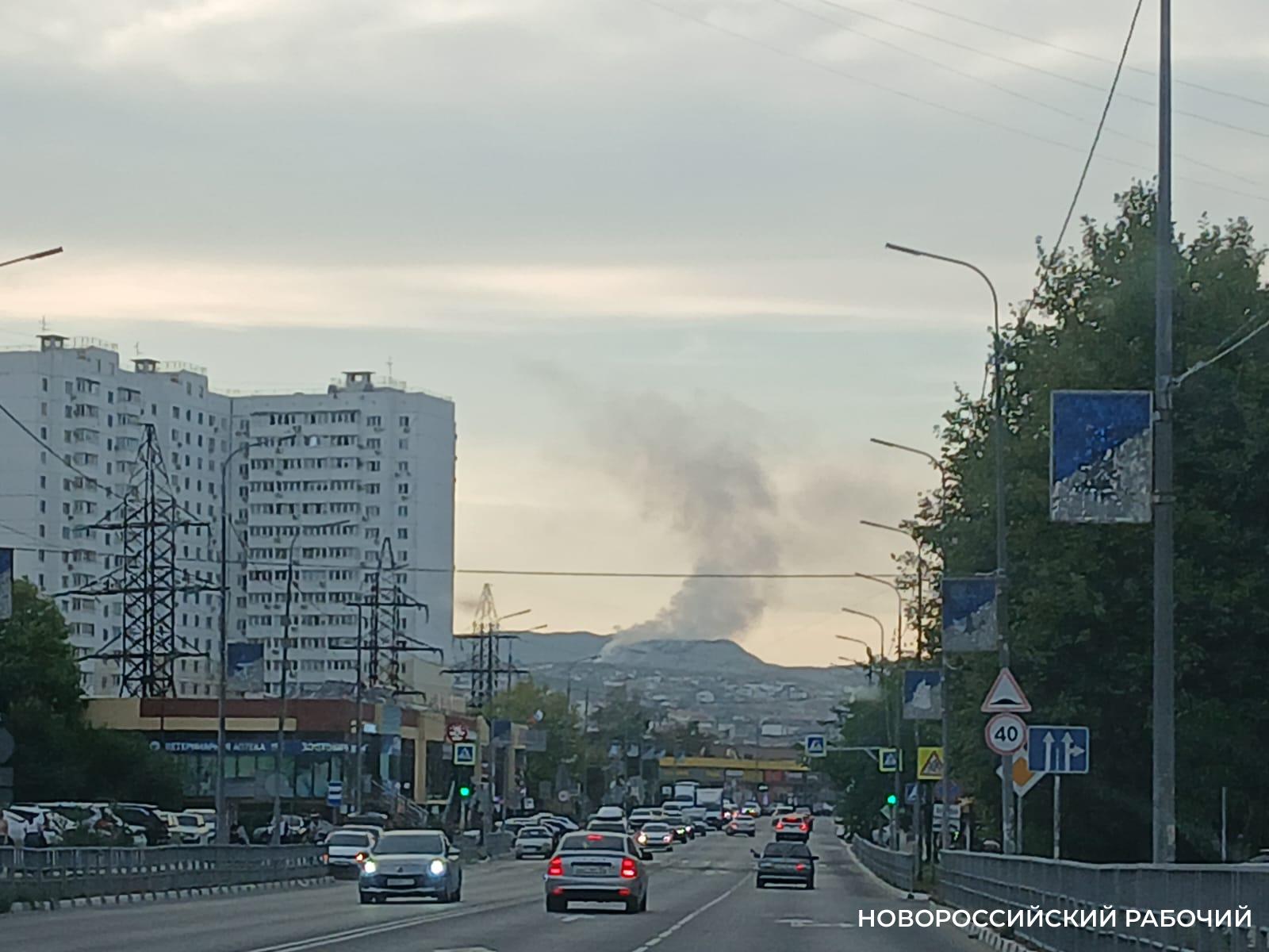Риск пожаров на мусорном полигоне Новороссийска остается высоким