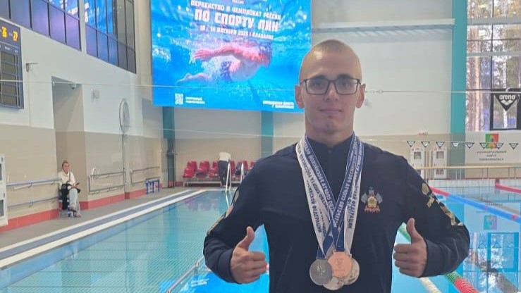 Новороссийский пловец привез 5 медалей чемпионата России