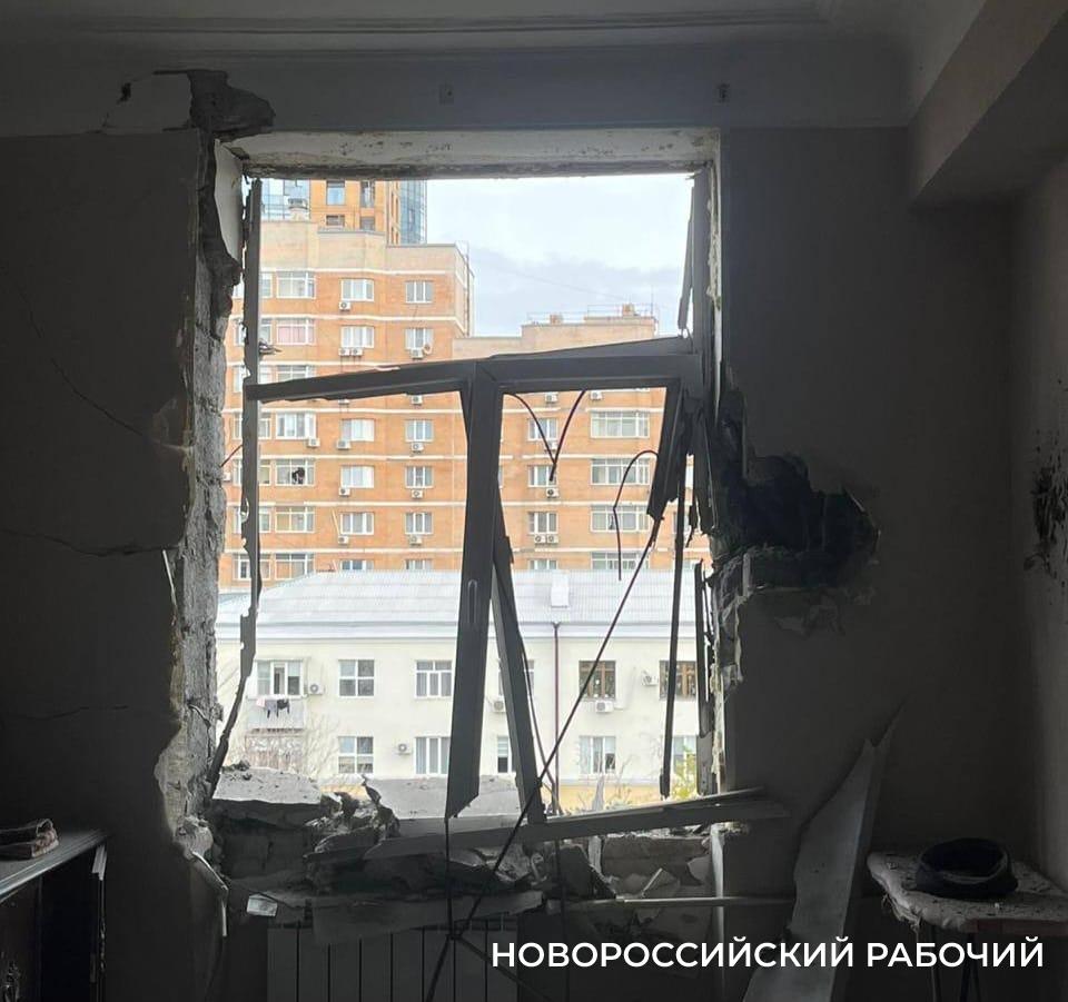 В Новороссийске из-за атаки дронов пострадали 70 квартир