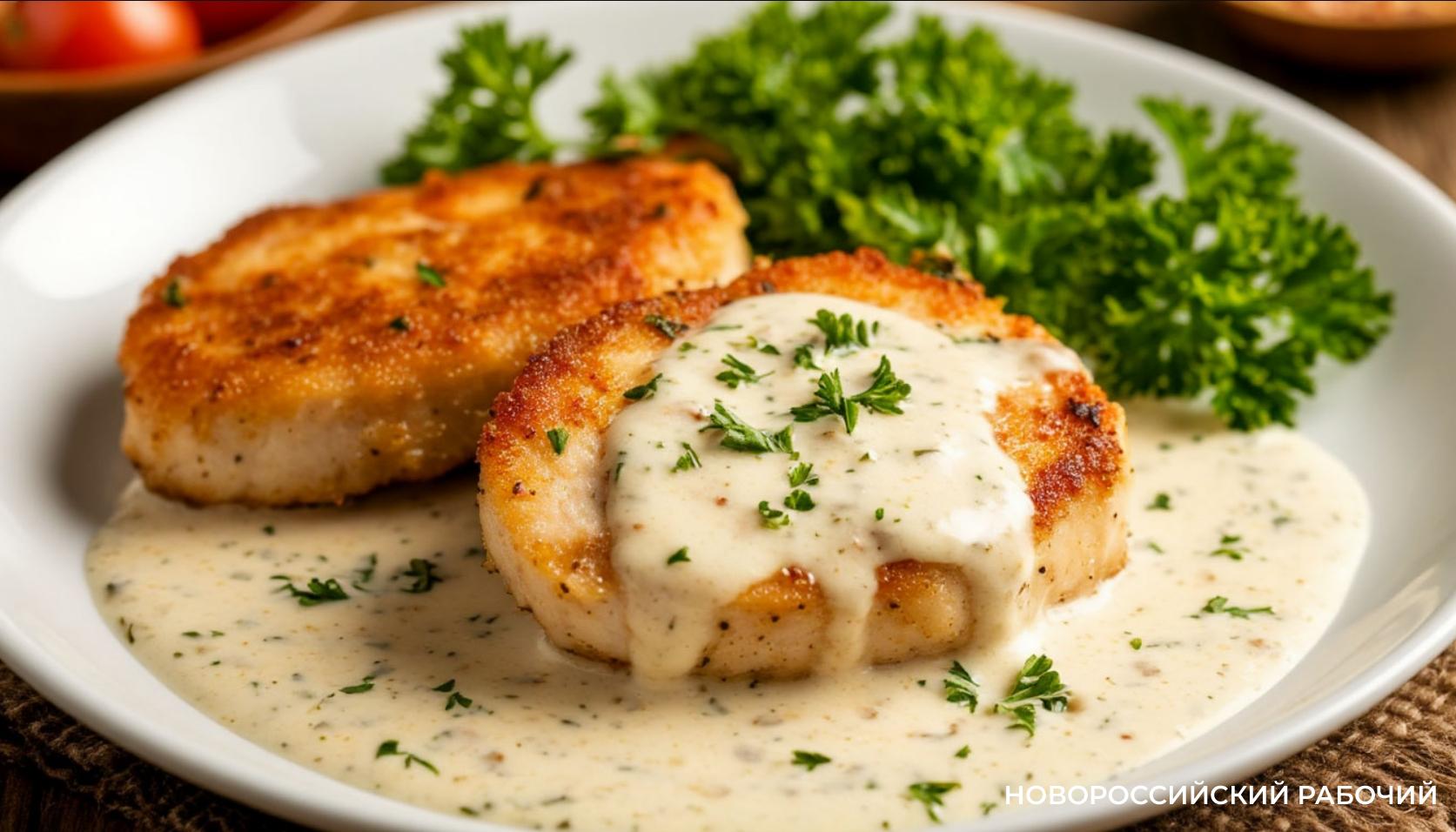 Нежные куриные котлеты в сметанном соусе – простое и сытное блюдо