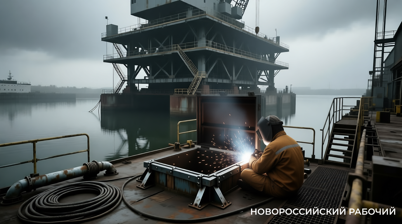 В Новороссийске расследовали загадочную гибель электросварщика, упавшего в порту с 16-метровой высоты