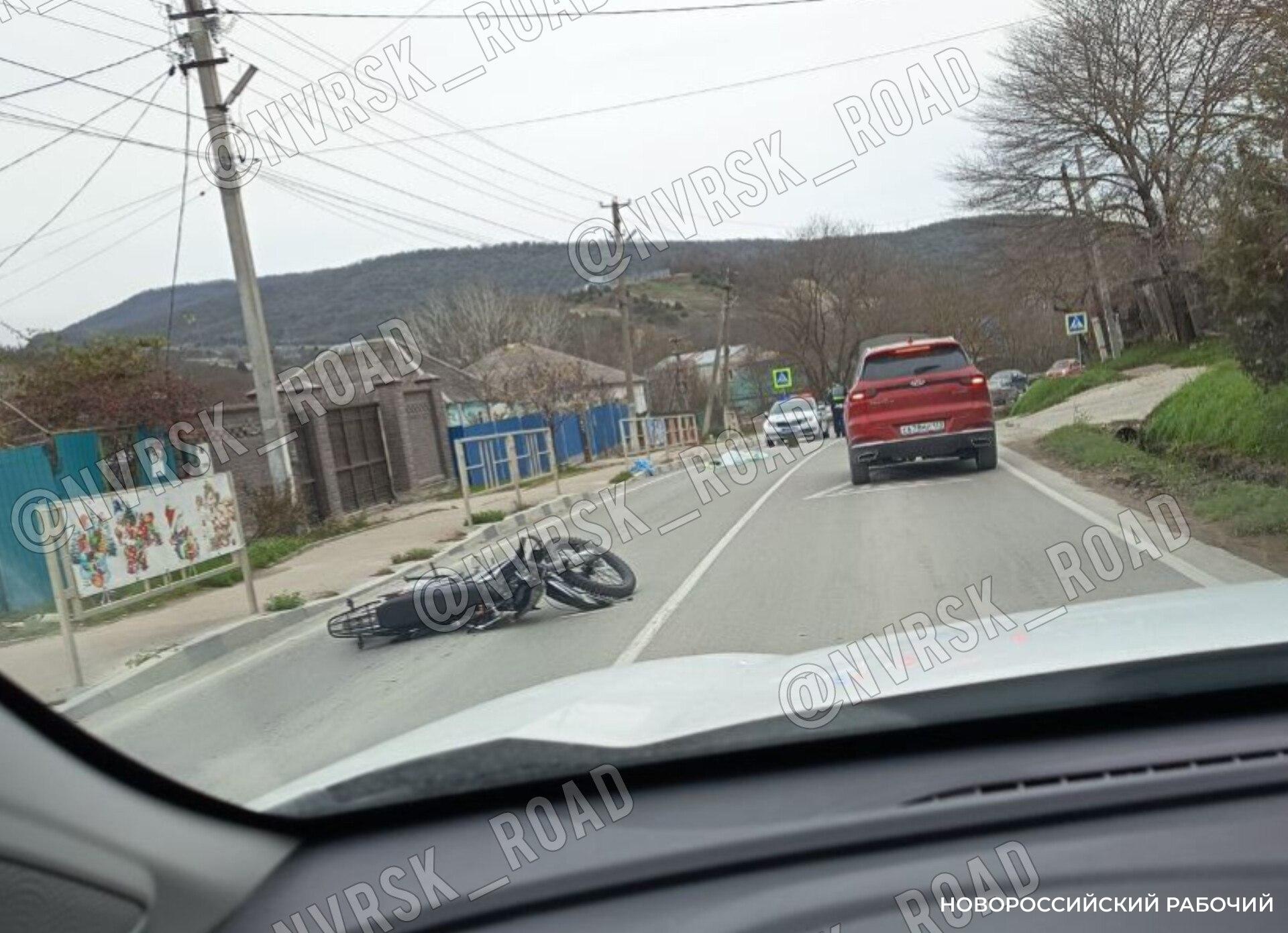 В Новороссийске погиб мотоциклист в ДТП