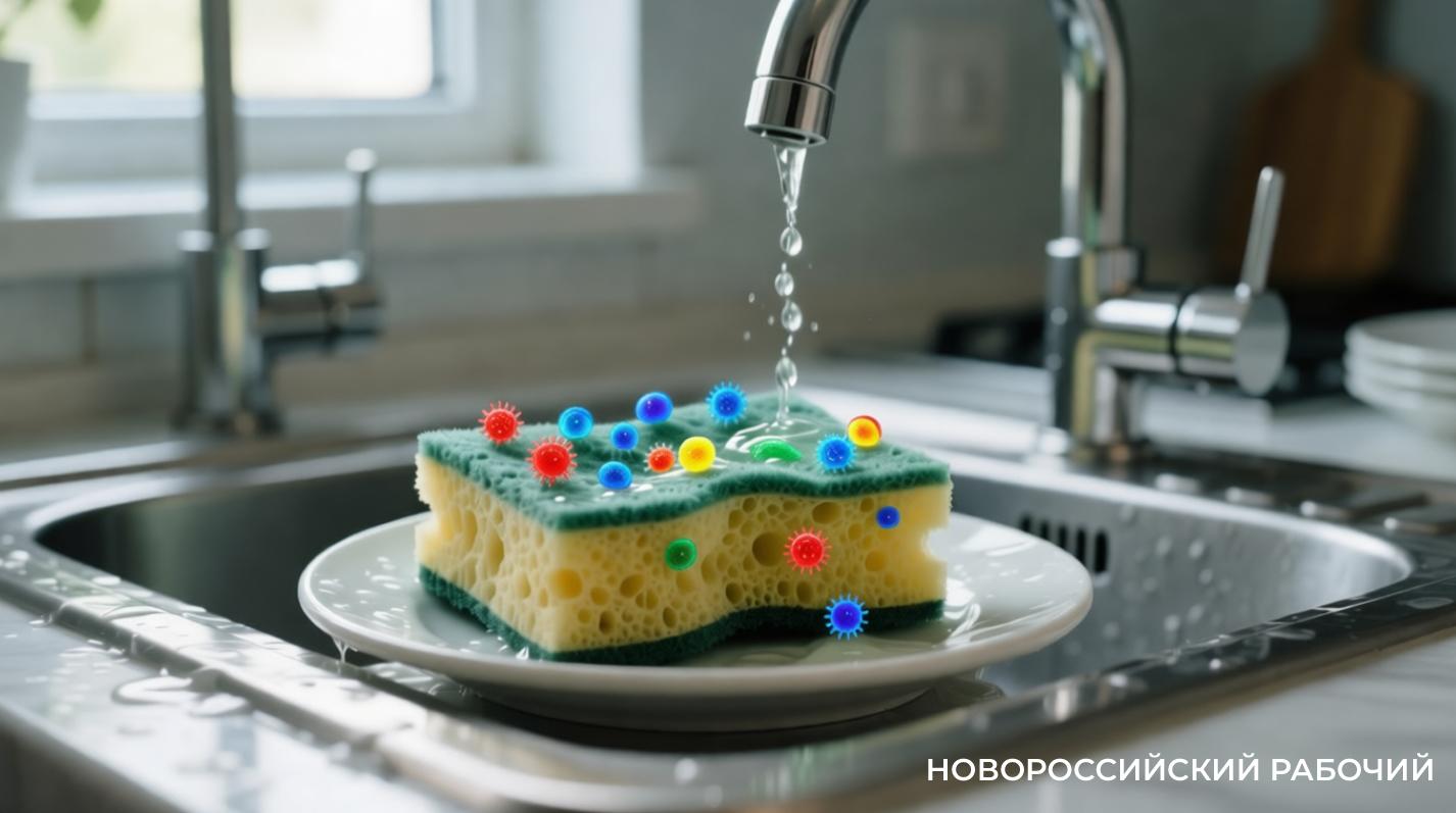 Ты моешь посуду — или кормишь бактерий? Что на самом деле живёт в твоей кухонной губке