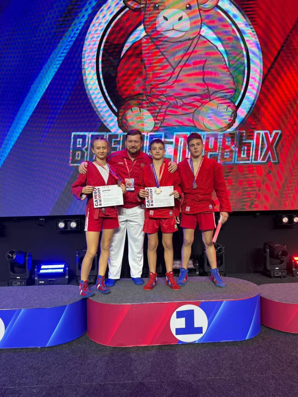 Новороссийские самбисты – призеры Всероссийской школьной лиги