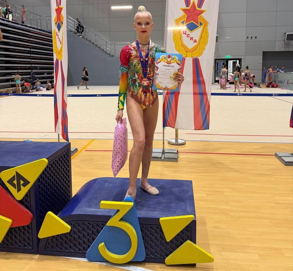 Новороссийская гимнастка — призер первенства ЦСКА в Москве