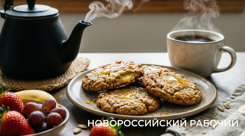 Рассыпчатое и тающее во рту домашнее овсяное печенье