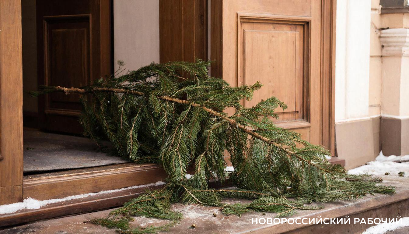 В Новороссийске будут принимать использованные елки