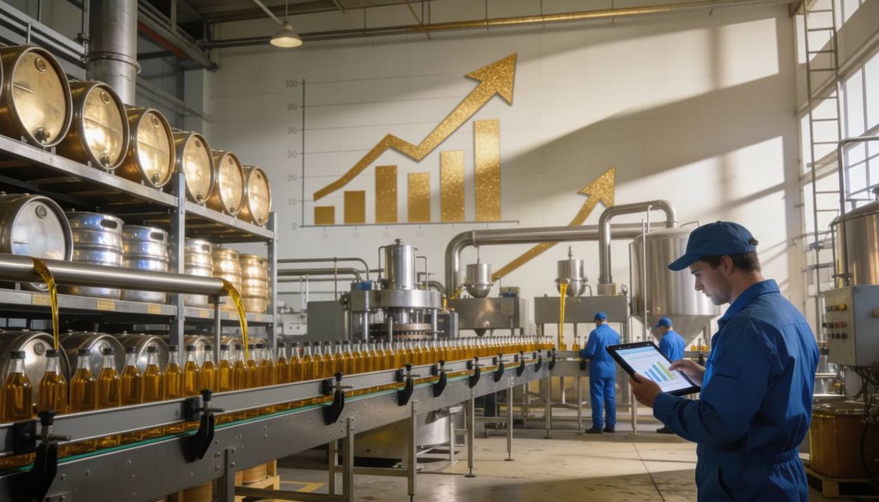 На предприятии из Павловского района оптимизировали процесс выпуска нерафинированного масла