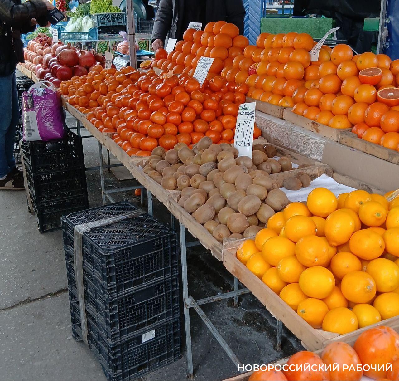 В Новороссийске подешевели цитрусовые