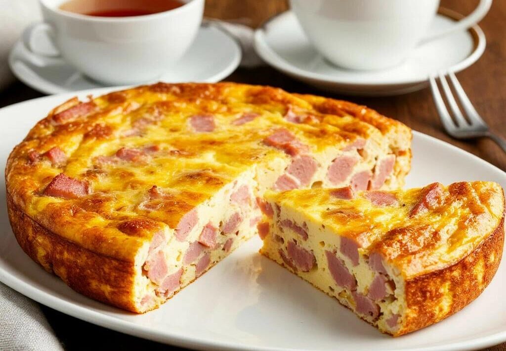 Фритата с ветчиной и сыром