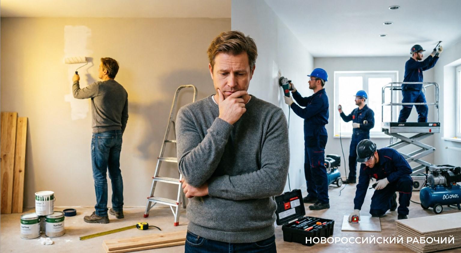 Ремонт своими руками или бригада мастеров: что выбрать, плюсы, минусы и риски