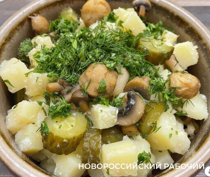 Салат постный «Деревенский»