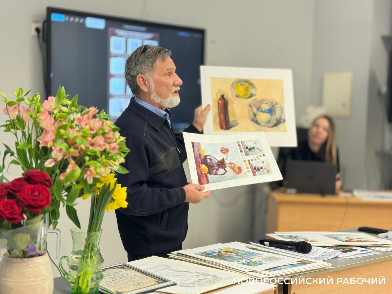 Восхищение природой и людьми – в Новороссийске состоялась выставка профессора Виктора Денисенко